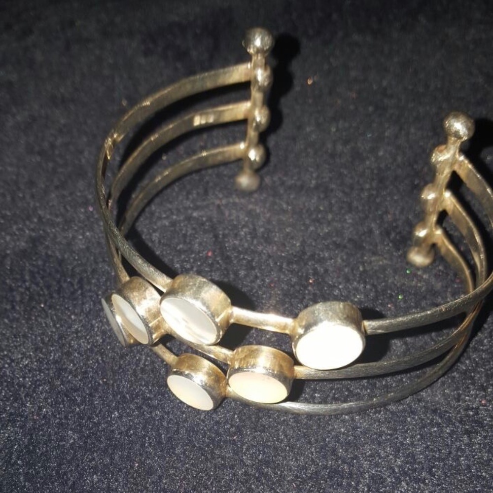New Solid Peruvian Silver 950 Bracelet - image 5